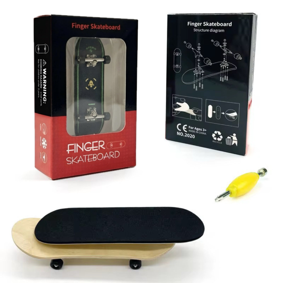 GEEK FINGERBOARD COMPLETE (WOODEN)