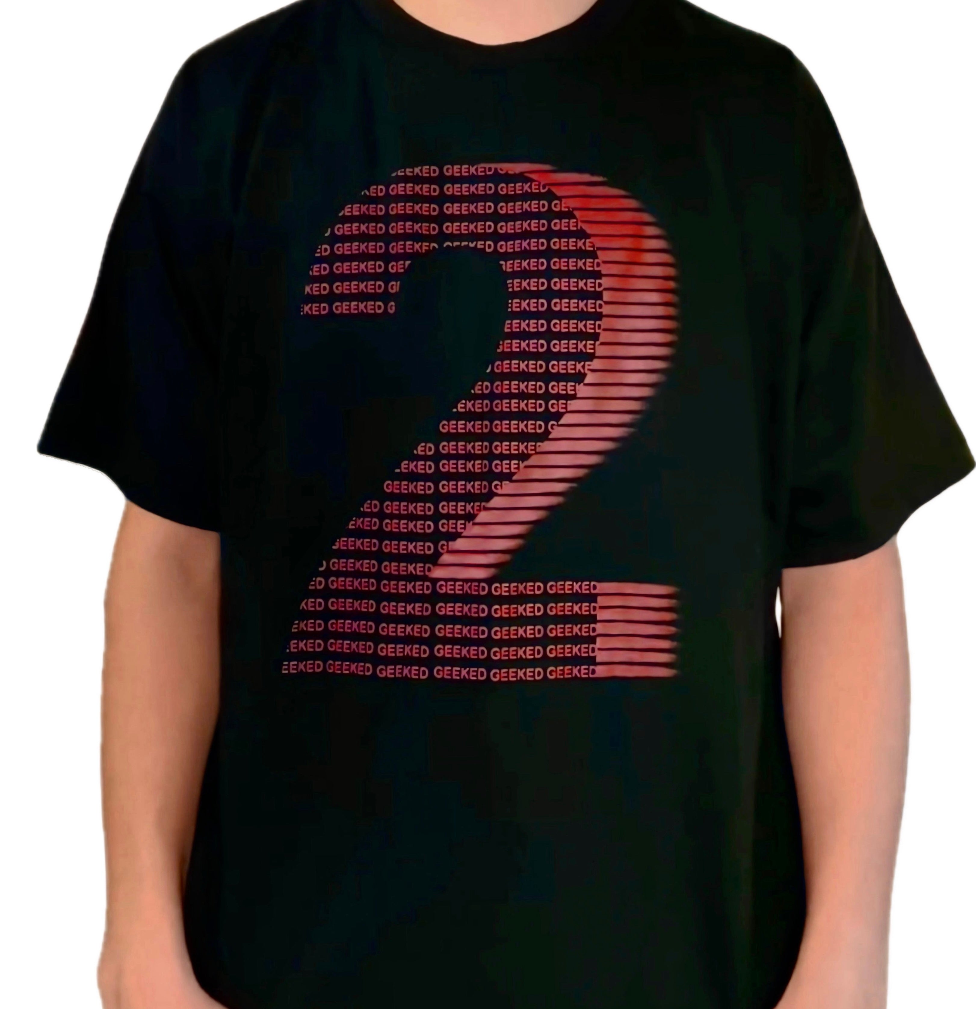 TOO GEEKED SHIRT (RED)